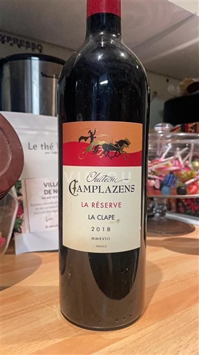 Languedoc La Clape Château Camplazens La Réserve 2018