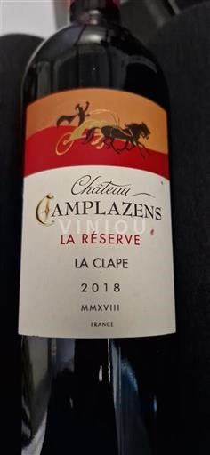 Languedoc La Clape Château Camplazens La Réserve 2018