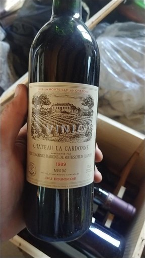 Bordeaux Médoc Cru Bourgeois Château La Cardonne 1989