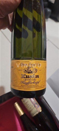 Alsace Alsace Grand Cru Grand Cru Kuehn Kaefferkopf Không niên vụ