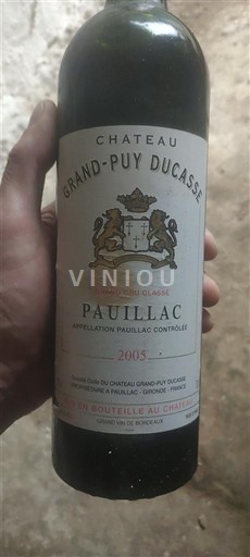 Bordeaux Pauillac Grand Cru Château Grand-Puy Ducasse 2005