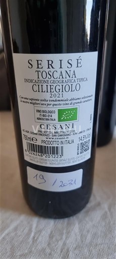 Tuscany Cesani Ciliegiolo 2021