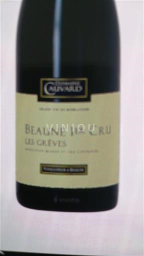 Burgundsko Beaune Premier Cru Domaine Cauvard Les Grèves 2018
