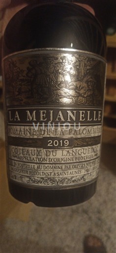 Languedoque Coteaux do Languedoc Domaine La Palombière La Mejanelle 2019