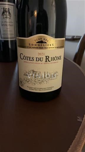 Vallée du Rhône Côtes-du-rhône Club des Sommeliers 2021