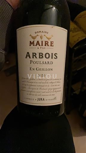 Jura Arbois Maire & Fils En Geillon 2020