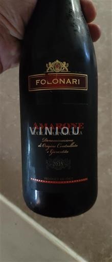 Veneto Amarone della Valpolicella Folonari Amarone della Valpolicella 2015