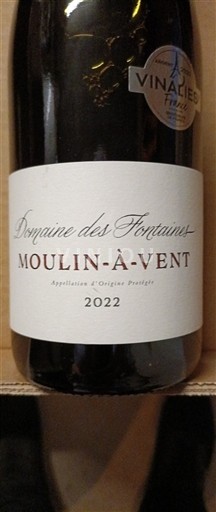 Beaujolais Moulin-à-vent Domaine Des Fontaines 2022