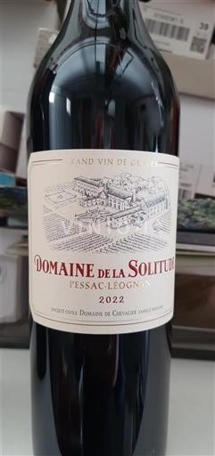 Bordeaux Pessac-Léognan Domaine La Solitude 2022