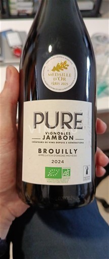 Beaujolais Brouilly Vignobles Jambon Pure 2024