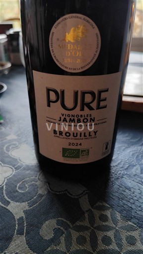Beaujolais Brouilly Vignobles Jambon Pure 2024