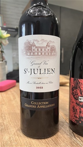 Bordeaux Saint-Julien St-Julien Grand Vin 2022