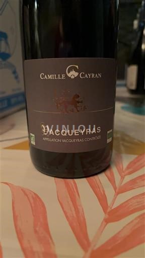 Rhônevallei Vacqueyras Camille Cayran 2022