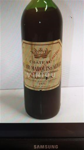 Bordeaux Margaux Grand Cru Château Malescot St-Exupéry 1971