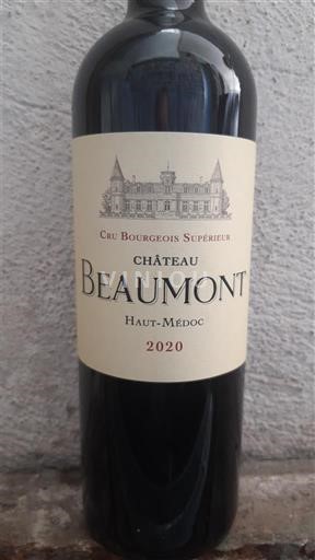 Bordeaux Haut-Médoc Cru Bourgeois Supérieur Château Beaumont 2020