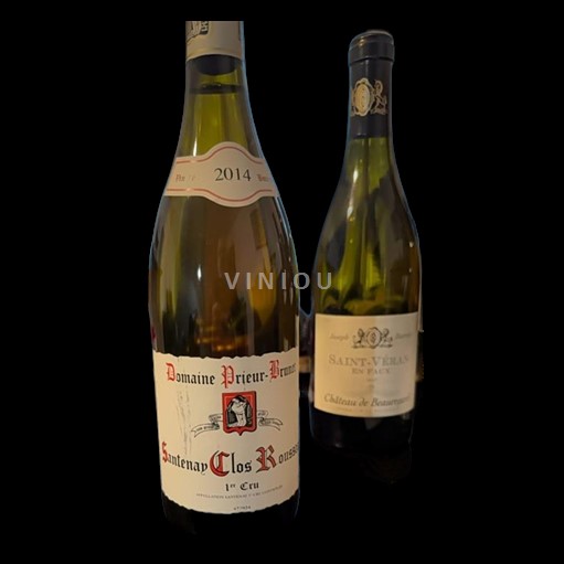 Vin Blanc demi-sec Santenay Clos Rousseau Domaine Prieur-Brunet 2014 France Bourgogne Santenay AOC Premier Cru