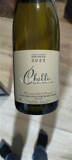 Burgundia Chablis Grand Cru Union des Viticulteurs de Chablis 2022
