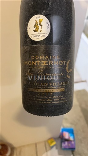Beaujolais Beaujolais Villages Domaine Monternot Les Jumeaux 2017