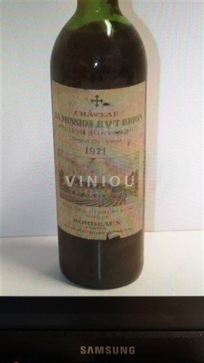 Burdeos Pessac-Léognan Château La Mission Haut-Brion 1971