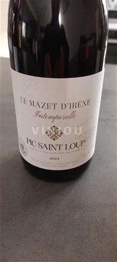 Languedoc Pic-saint-loup Le Mazet Irene Intemporelle 2024