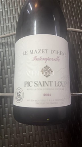 Languedoc Pic-Saint-Loup Le Mazet Irene Intemporelle 2024