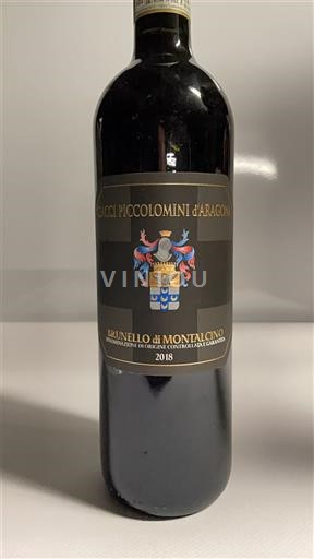 Tuscan Wines Brunello di Montalcino Ciacci Piccolomini Aragona 2018