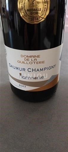 Loire Valley Saumur-Champigny Domaine La Guilloterie Harmonie 2023