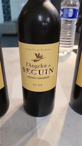 Bordeaux Pessac-Léognan Château Seguin L'Angelot de Séguin 2022