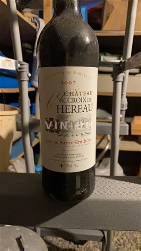 Bordeaux Lussac-saint-émilion Château La Croix de Hereau 2007