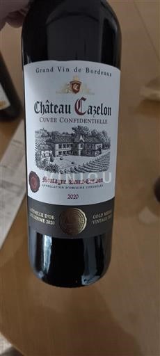 Bordeaux Montagne-Saint-Émilion Château Cazelon Confidentielle 2020