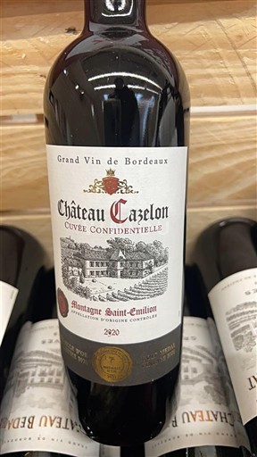 Bordéus Montagne-saint-émilion Château Cazelon Confidentielle 2020