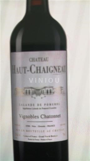 Bordeaux Lalande-de-Pomerol Château Haut-Chaigneau 2020