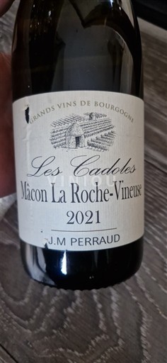 Burgundi Mâcon ja Mâcon-kylät J.M Perraud Les Cadoles 2021
