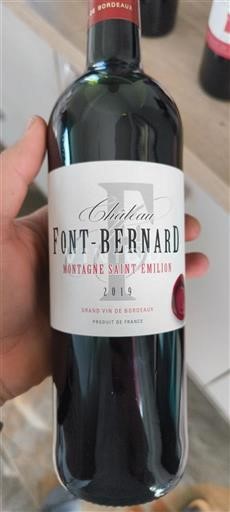 Burdeos Montagne-Saint-Émilion Château Font-Bernard 2019