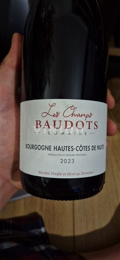 Burgundy Not Specified Domaine Les Champs Baudots 2023