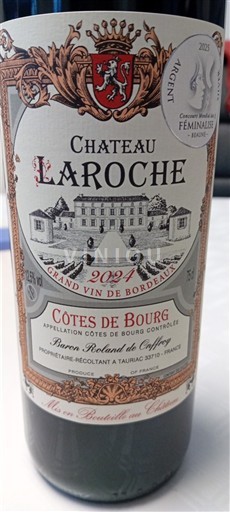 Bordeaux Côtes-de-Bourg Château Laroche 2024 2024