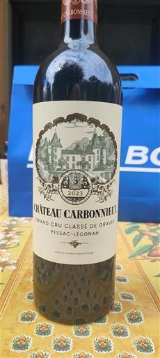 Bordeaux Pessac-Léognan Grand Cru Château Carbonnieux 2023