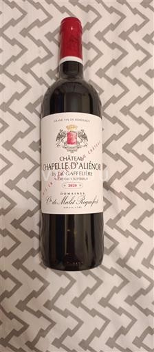 Bordeaux Bordeaux Supérieur Château Chapelle Alienor 2020