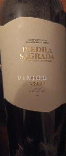 Thung lũng Maipo Không được chỉ định Piedra Sagrada 2015