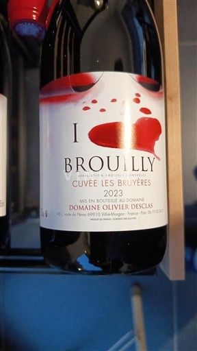 Beaujolais Brouilly Domaine Olivier Desclas Les Bruyères 2023