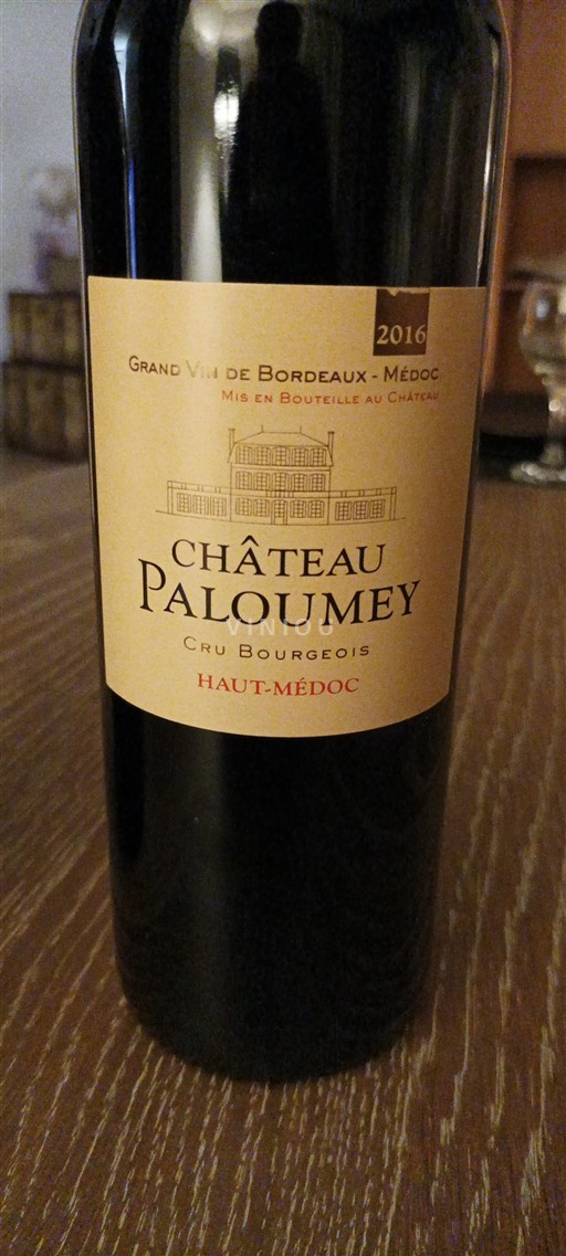 Bordeaux Haut-Médoc Cru Bourgeois Château Paloumey 2016