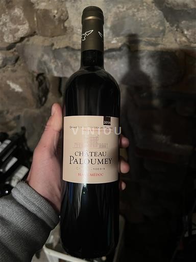 Bordeaux Haut-Médoc Cru Bourgeois Château Paloumey 2016