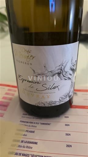 Vallée de la Loire Vouvray Domaine Vincent Carême Expression de Silex 2024