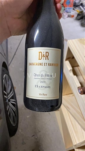 Rhônen laakso Côtes-du-rhône Dauvergne et Ranvier 15 cépages 2023