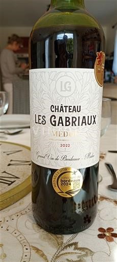 Bordeaux Médoc Château Les Gabriaux 2022
