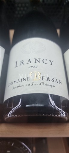 Borgonha Irancy Domaine Bersan 2022