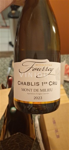 Burgundsko Nespecifikováno Premier Cru Domaine Fourrey Mont de Milieu 2023