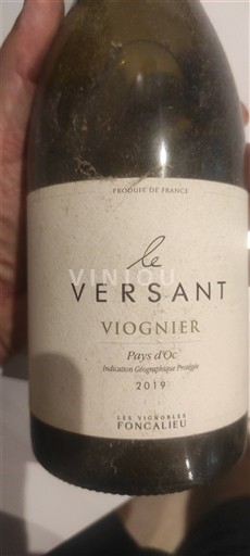 Languedoc ja Roussillon Pays d'Oc Les Vignobles Foncalieu Le Versant 2019