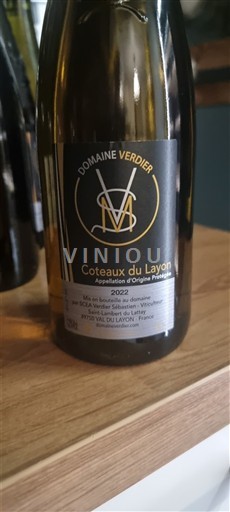 Loiretal Coteaux-du-Layon Domaine Verdier 2022