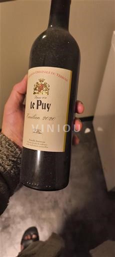Bordeaux Francs Côtes de Bordeaux Château Le Puy 2020